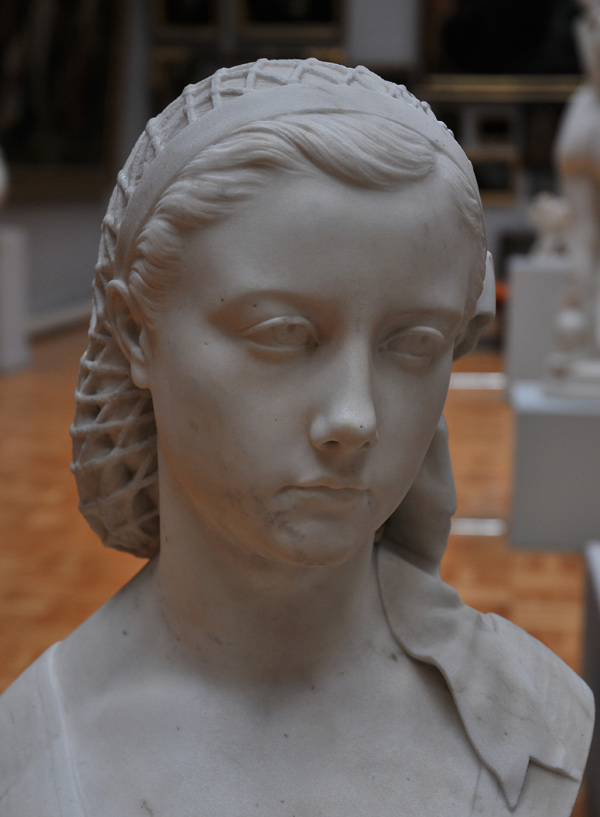 Buste de Jeune Femme. Jules Blanchard.