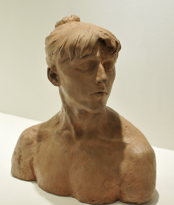 La Jeune femme aux yeux clos. Camille Claudel.