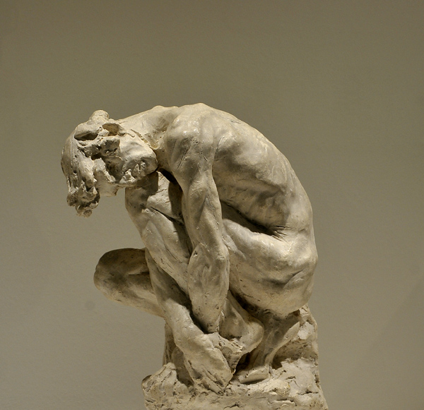 Homme penché. Camille Claudel.