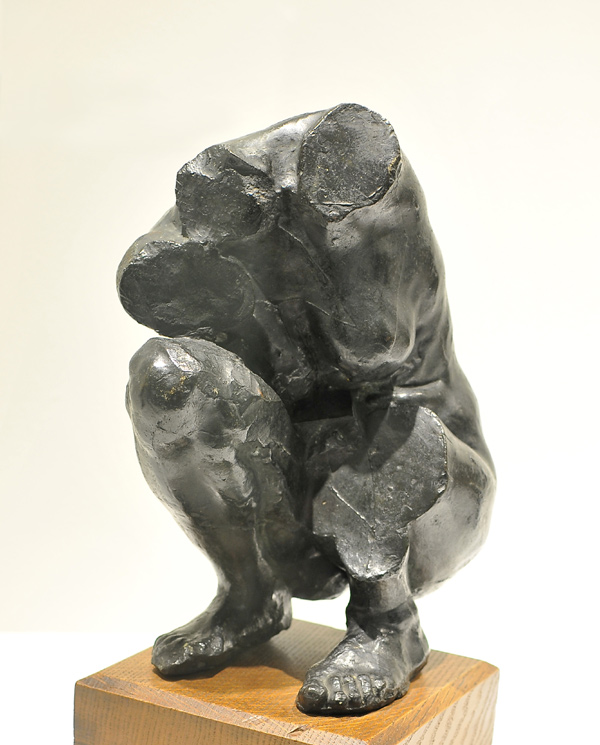 Torse de femme accroupie. Camille Claudel.