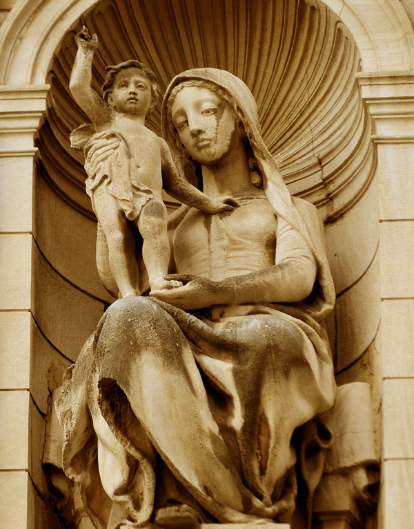 La Vierge. Charles Dufraine.