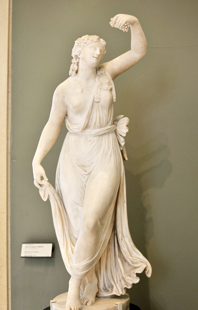 Bacchante à la grappe. Jean François Lorta.