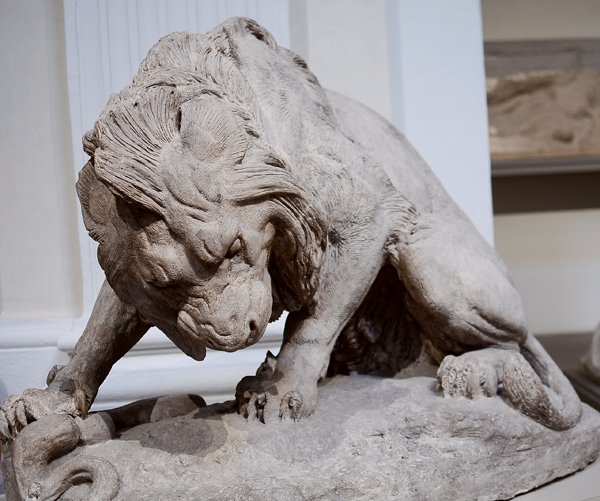 Lion et serpent. Antoine Barye.