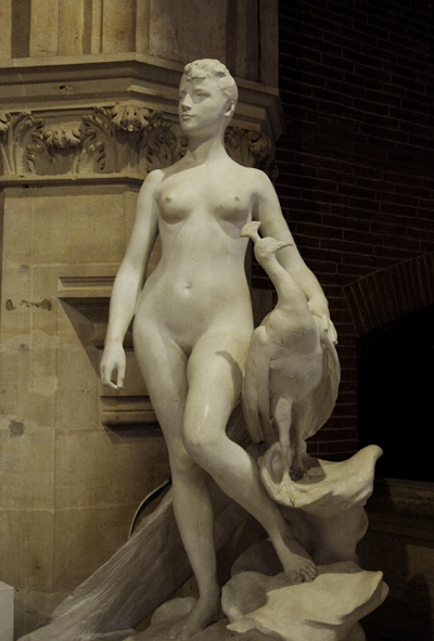 La Femme au paon. Alexandre Falguière.