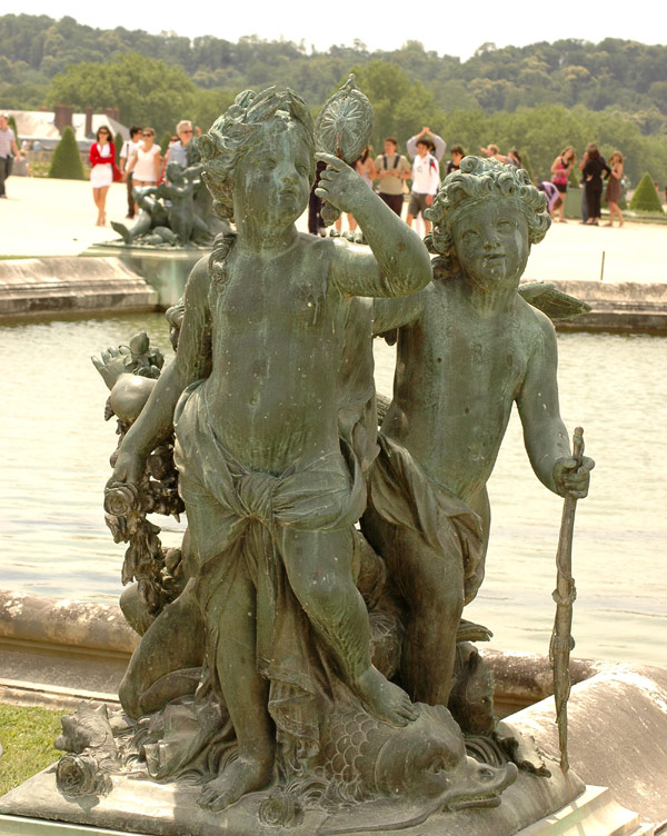 Enfant au miroir. Jean Baptiste Poultier.