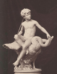 L'enfant et le Cygne. Martial Thabard.